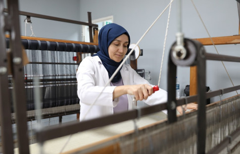 Samsun’da kenevir dokumacılığı gelişiyor