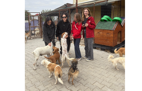 BAT Gönüllüleri Mor Pati Barınağı’nı ziyaret etti