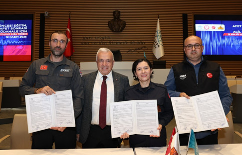 Bursa Nilüfer’de afetlere karşı güç birliği