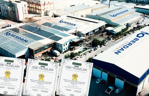 Berdan Civata’ya OSB Yıldızları’ndan 3 Ödül