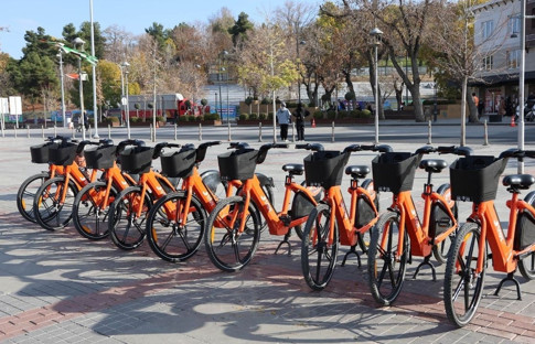 Bisiklet Şehri Konya’da paylaşımlı elektrikli bisikletler hizmete girdi