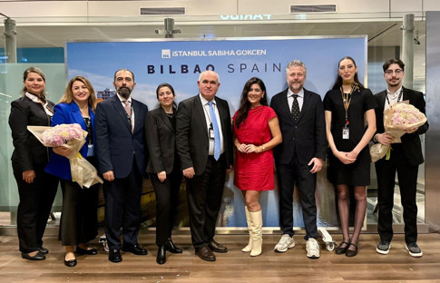 Sabiha Gökçen'den Bilbao'ya direkt uçuşlar başladı