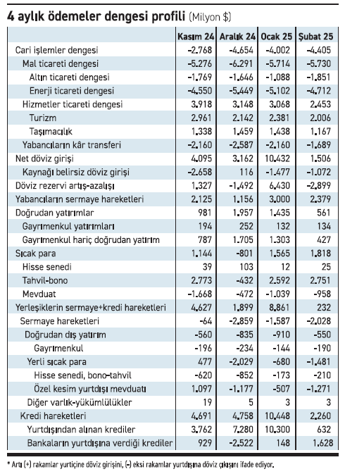 Fırtına öncesi ödemeler dengesinin hali - Resim : 1