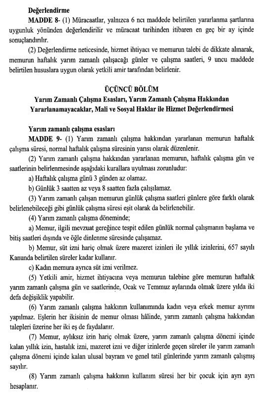 Resmi Gazete'de yayımlandı: İşte memurlara doğum izni düzenlemesinin detayları... - Resim : 3