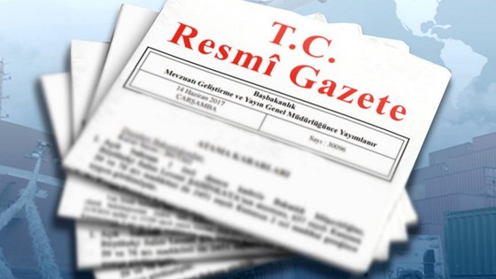 Resmi Gazete'de bugün