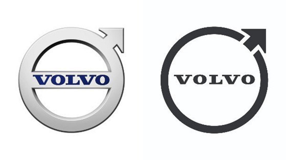Volvo logosunu değiştirdi