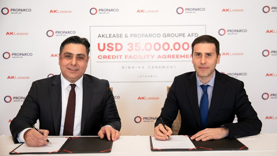 AKLease'e 35 milyon dolarlık yenilenebilir enerji kredisi