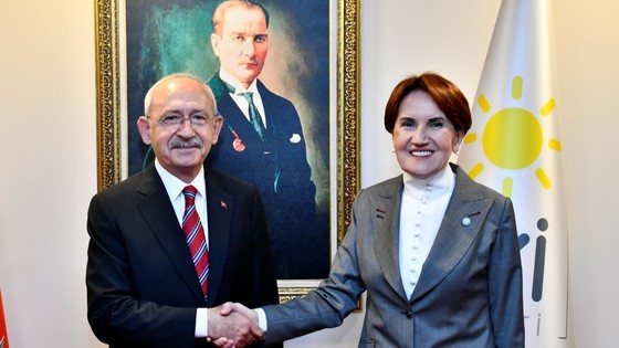 Kılıçdaroğlu, Akşener'i ziyaret etti