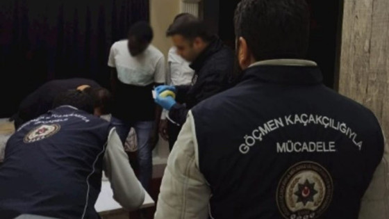 Kaçak göçmenlere ev kiralayanlara operasyon