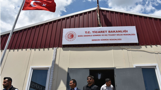 Hakkari Derecik Gümrük Kapısı açıldı