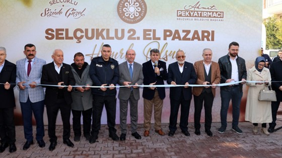 Selçuklu 2. el pazarı açıldı
