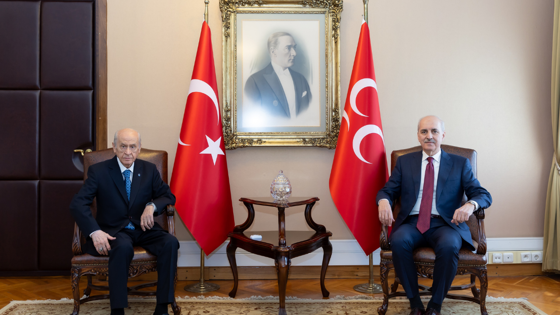 Numan Kurtulmuş, Bahçeli'yle görüştü