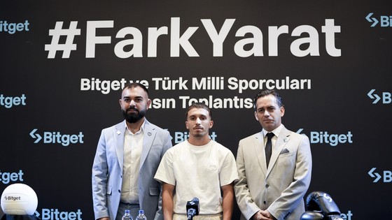 Kripto para borsası Bitget, milli sporculara sponsor oldu