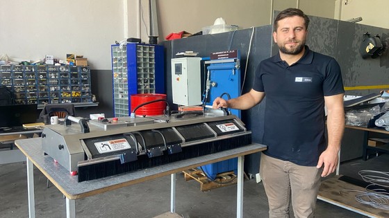 Doka Mühendislik, Türkiye'nin en hafif solar temizlik robotunu üretiyor