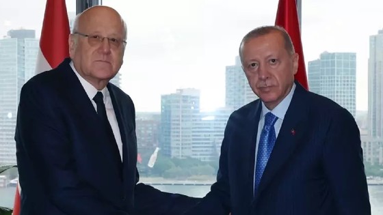 Cumhurbaşkanı Erdoğan, Lübnan Başbakanı Mikati ile görüştü