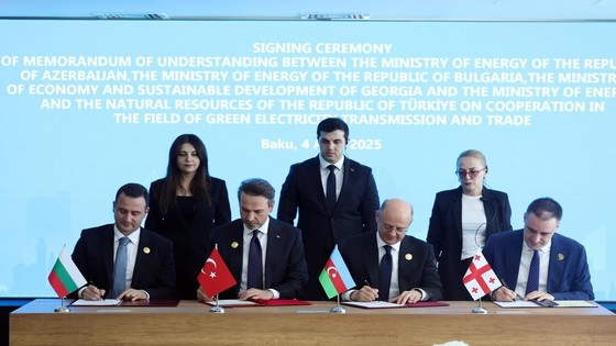 Türkiye, Gürcistan, Azerbaycan, Bulgaristan “yeşil elektrik” için anlaşma imzaladı