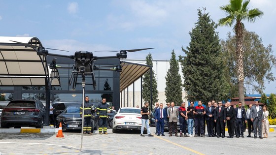 Mersin OSB’de yangın tehlikesine drone önlemi
