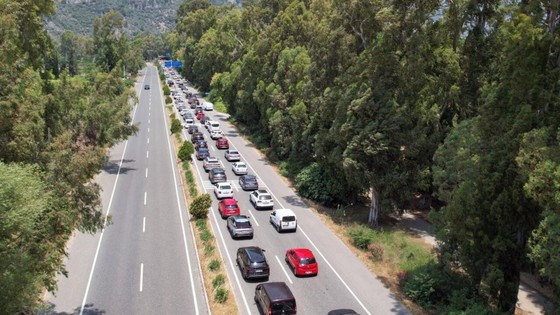 Muğla'ya bayram tatilinde 246 bin 582 araç giriş yaptı!