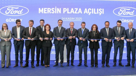 Türkiye’nin en büyük Ford plazası Mersin’de hizmete girdi