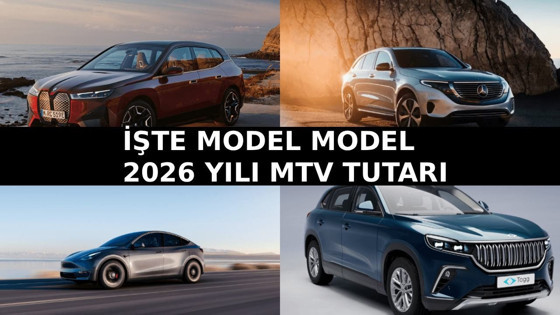 Elektrikli araç sahiplerinin 2026 yılında ödeyeceği MTV tutarı; Fiyatlar kara kara düşündürüyor