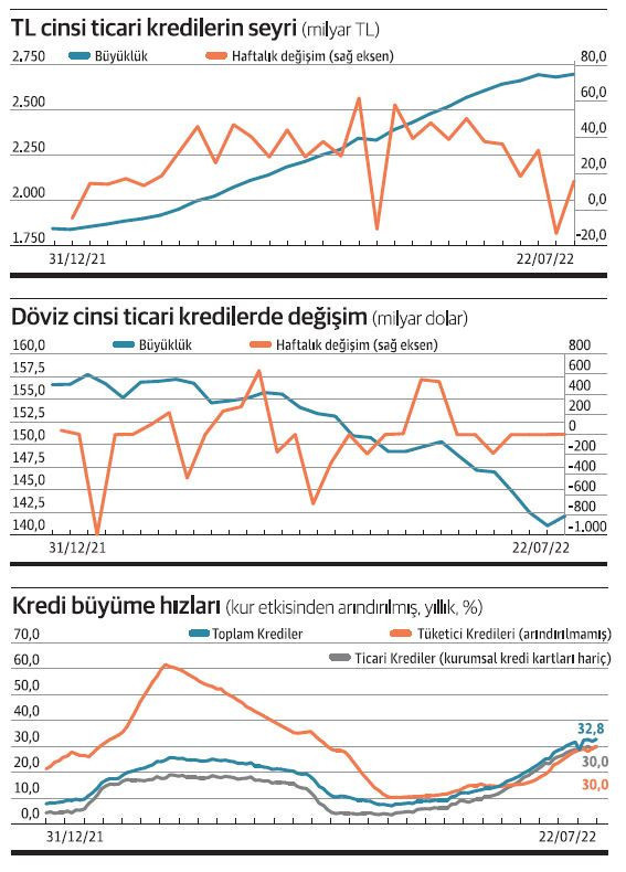 TL ticari krediler döviz borcu kapatmaya gitti - Resim : 1
