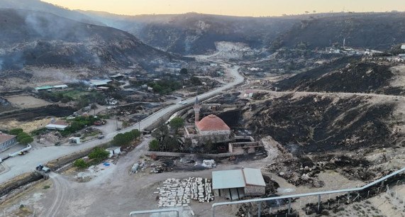 Çanakkale'deki orman yangınını akli dengesi yerinde olmayan 2 kişinin çıkardığı anlaşıldı - Resim : 1