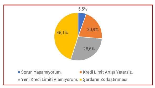 TÜRKONFED anketi: 10 işletmeden 8’i krediye erişemedi - Resim : 1