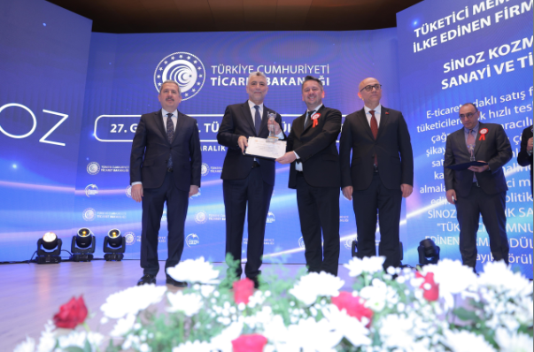 27. Tüketici Ödülleri’nde “Tüketici Memnuniyetini İlke Edinen Firma” ödülü Sinoz’un oldu - Resim : 1