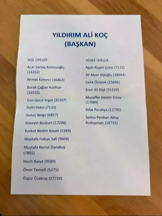 Seçim günü ilginç olay: Ali Koç'un listesindeki isim pusulada yer almadı - Resim : 1
