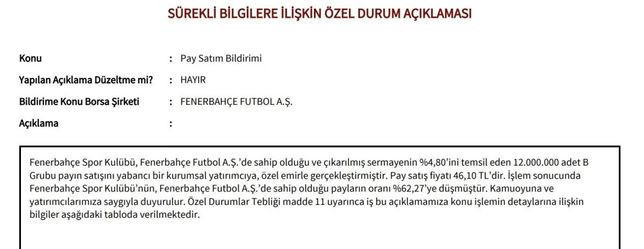 İddia | Ali Koç, Fenerbahçe'ye verdiği borcun 360 milyon TL'sini geri aldı - Resim : 2
