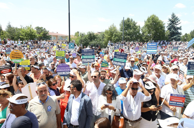 Mali müşavirler miting yaptı, taleplerini 12 başlıkta sıraladı - Resim : 1