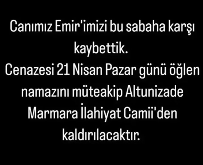 Ünlü Şarkıcı Emir Yeşil hayatını kaybetti - Resim : 1