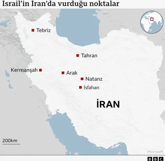 İsrail'in İran'ın nükleer tesislerine ve askeri komutanlarına yönelik saldırıları hakkında neler biliniyor? - Resim : 1