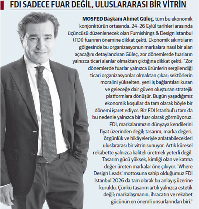 MOSFED/Ahmet Güleç: Sanayi üretimindeki yüksek maliyet dış dengeyi bozuyor - Resim : 1
