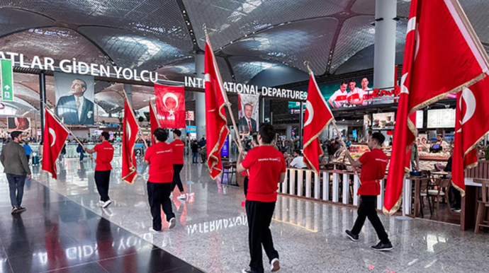 İstanbul Havalimanı’nda Cumhuriyet coşkusu - Resim : 4