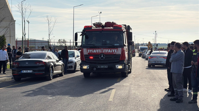 Silivri Botaş tesislerinde yangın! İstanbul Valiliği'nden açıklama (Video) - Resim : 2