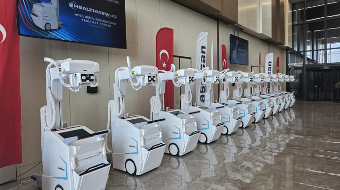 ASELSAN'ın ürettiği 'mobil dijital röntgen' cihazı Sağlık Bakanlığı'na teslim edildi - Resim : 1