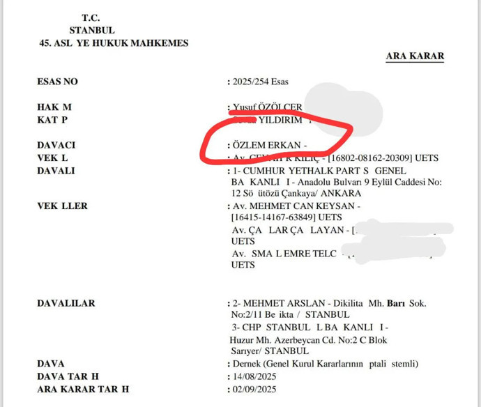CHP'yi şikayet eden CHP'li konuştu: Davayı açmak için neden iki yıl bekledi? - Resim : 1