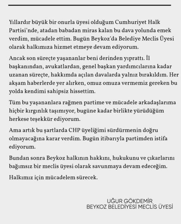 Beykoz Belediyesi'nde CHP'li 2 meclis üyesi istifa etti - Resim : 2