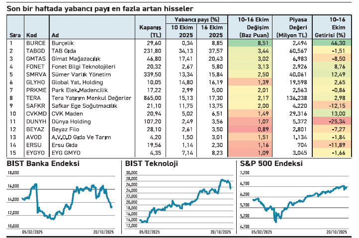 Hisse %25 gerilerken yabancı payını artırdı - Resim : 2