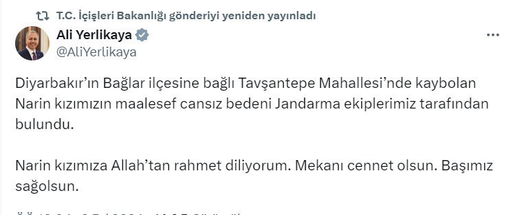 19 gündür aranıyordu: Narin Güran'ın cansız bedeni bulundu - Resim : 3