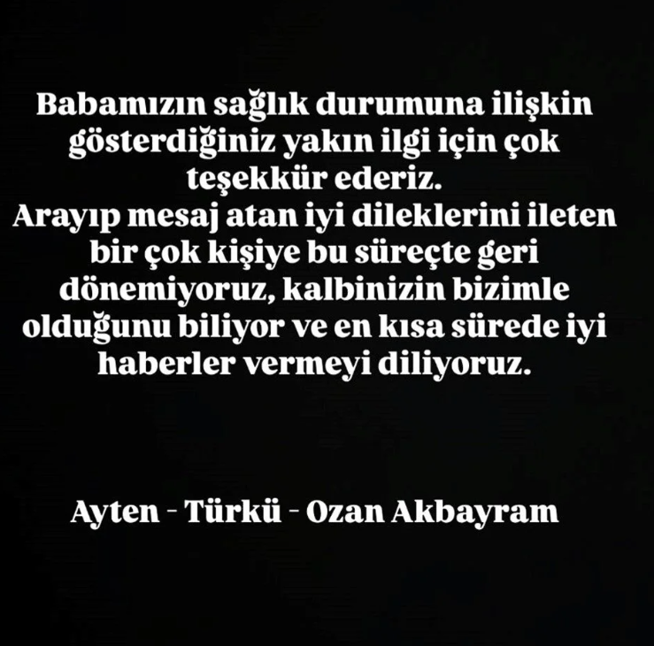 Edip Akbayram'ın sağlık durumu nasıl? Kızı Türkü Akbayram'dan açıklama - Resim : 1