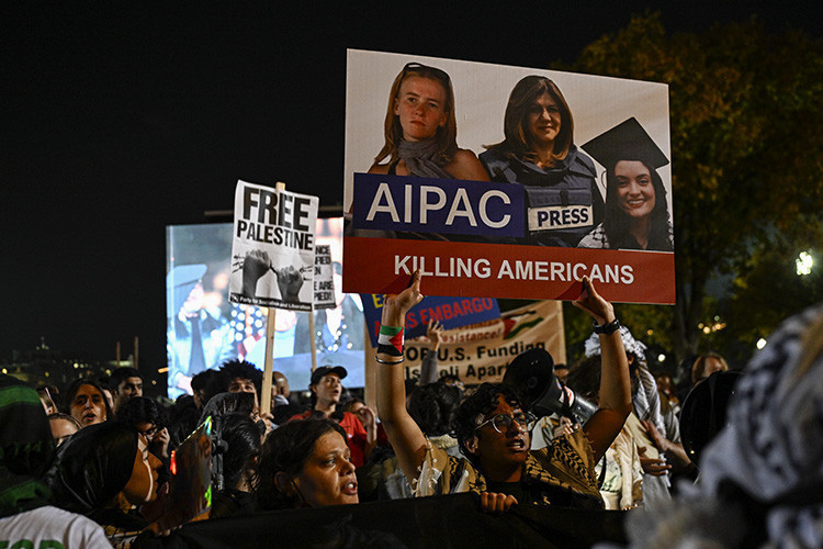 Kamala Harris'e Washington'da Gazze protestosu - Resim : 3