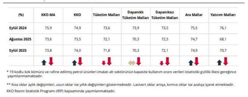 Kapasite kullanımı 5 yılın dibinden yükselişe geçti - Resim : 1