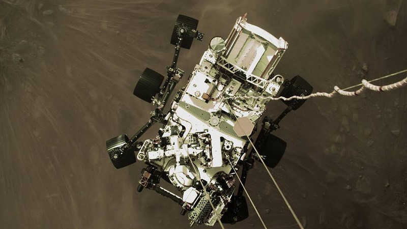 NASA, Perseverance'tan gelen Mars'ın yakın çekim fotoğraflarını yayınladı - Resim : 1