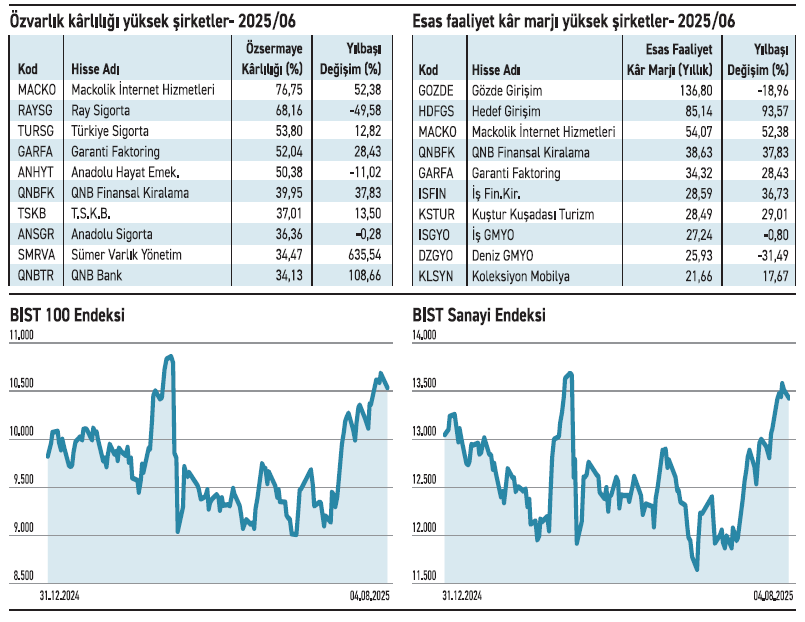 Kârlı ve kazandıran hisseler yılın ilk yarısında öne çıktı - Resim : 2