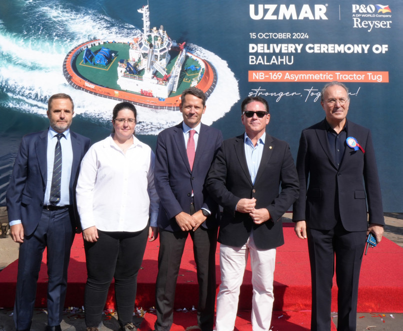 UZMAR Tersanesi, çevre dostu römorkör Balahu’yu P&O Reyser'e teslim etti - Resim : 1