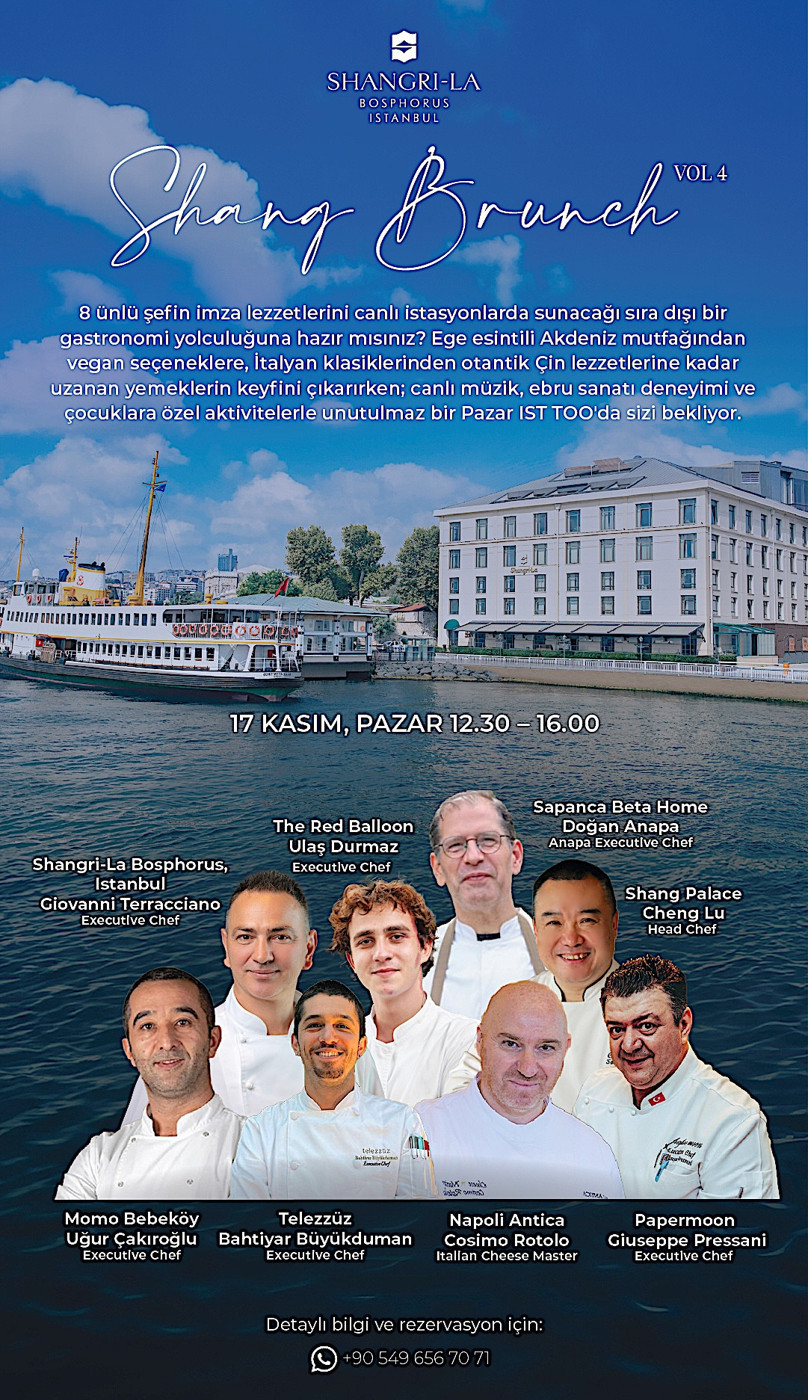 Ünlü 8 şef ile Beşiktaş’ta Boğaz manzaralı brunch deneyimi - Resim : 2