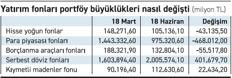 Fon yatırımcısı rotayı dövize ve altına kırdı - Resim : 1