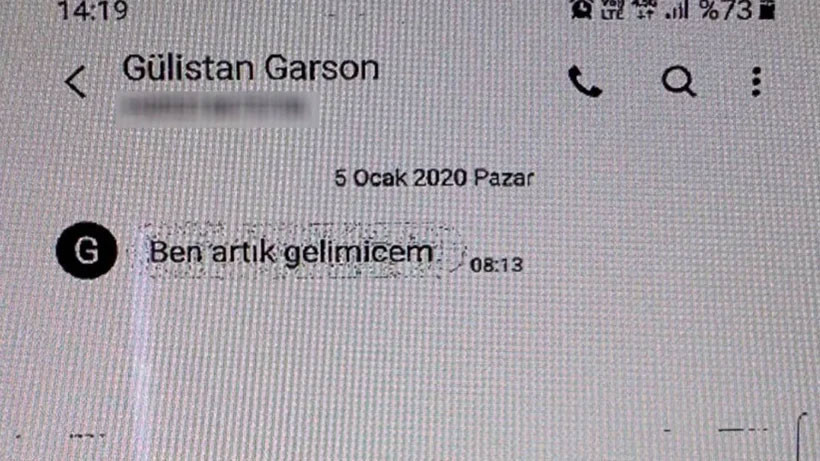 Gülistan Doku'nun kaybolmadan önce attığı son mesajı ortaya çıktı - Resim : 1